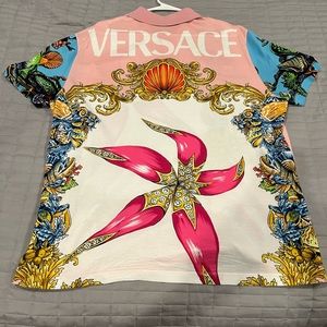 Versace multicolored polo